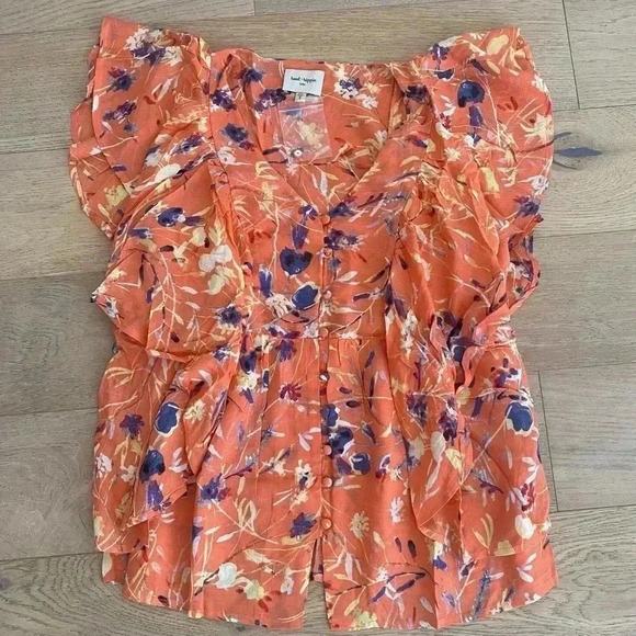 NWT Haute Hippie Tribe flutter top small - Picture 2 of 7